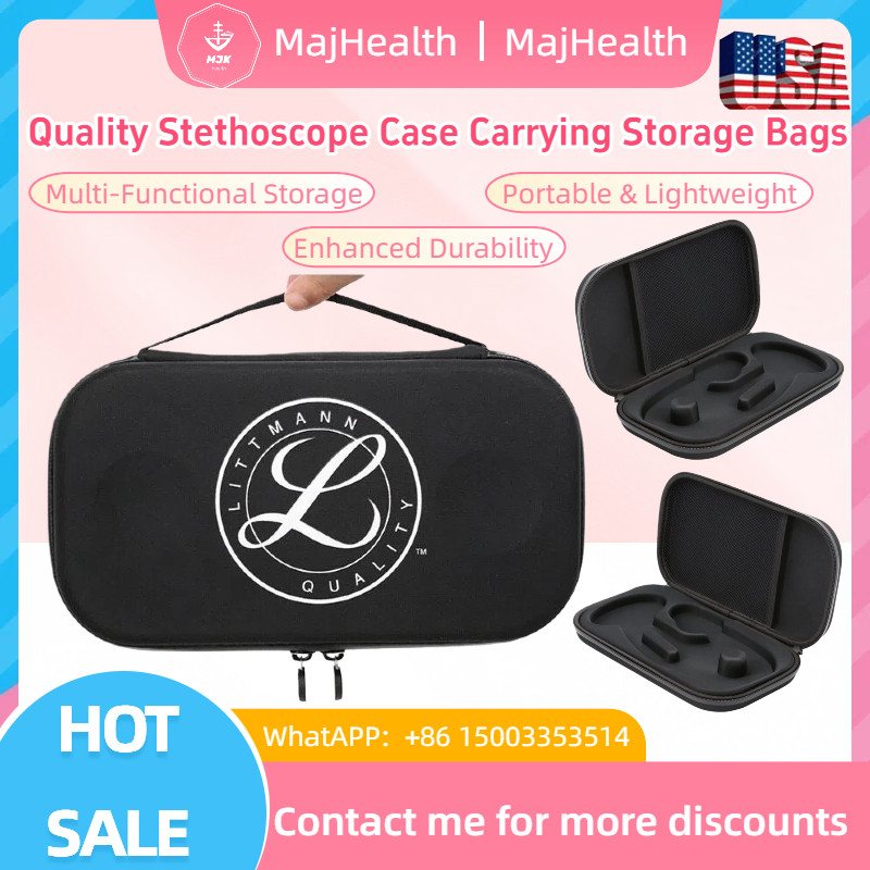 Carrying Case for 3M Littmann Classic III Stethoscope – black Storage Bag