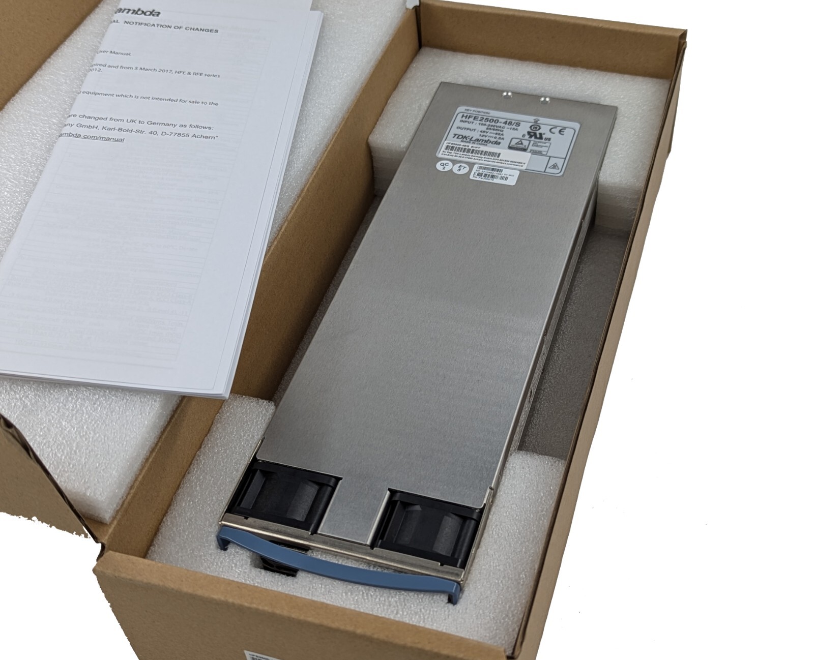 NEW TDK Lambda HFE2500-48/S EHFP 100-240VAC 48V 52A Power Supply