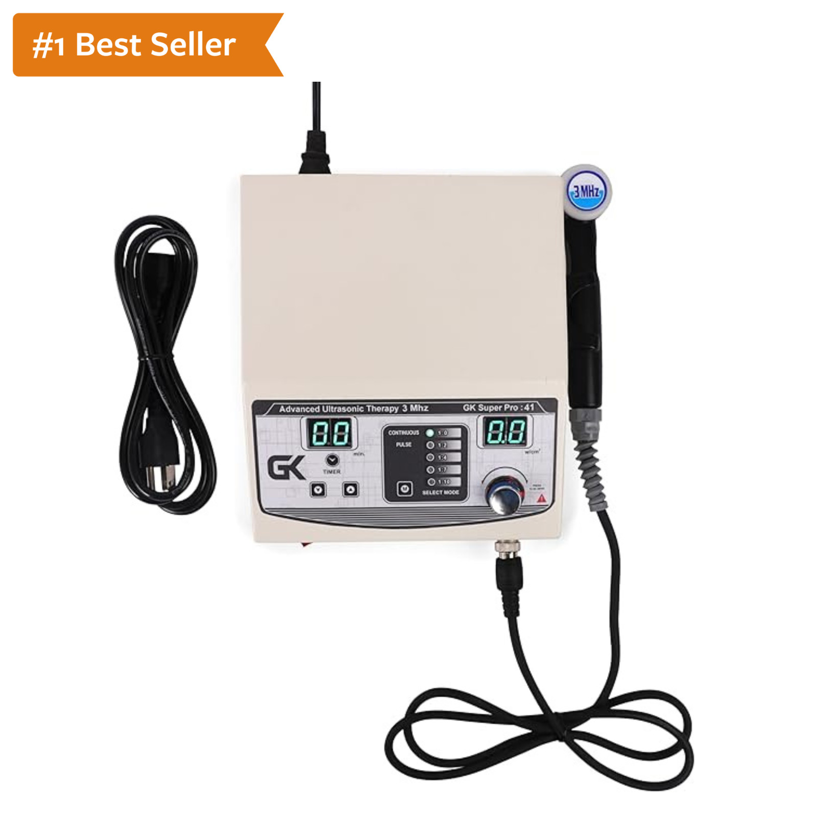 Super Pro Ultrasound Therapy Machine Ultrasound Physiotherapy Massager 3MHz Unit