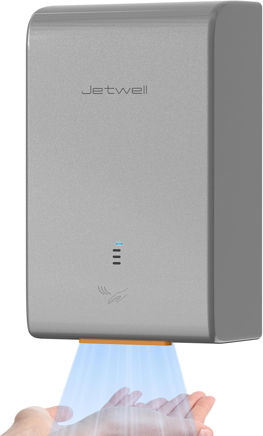 ADA Compliant Hand Dryer, ABS Plastic Cover Hard Wired Design, AC 110V-130V JW28