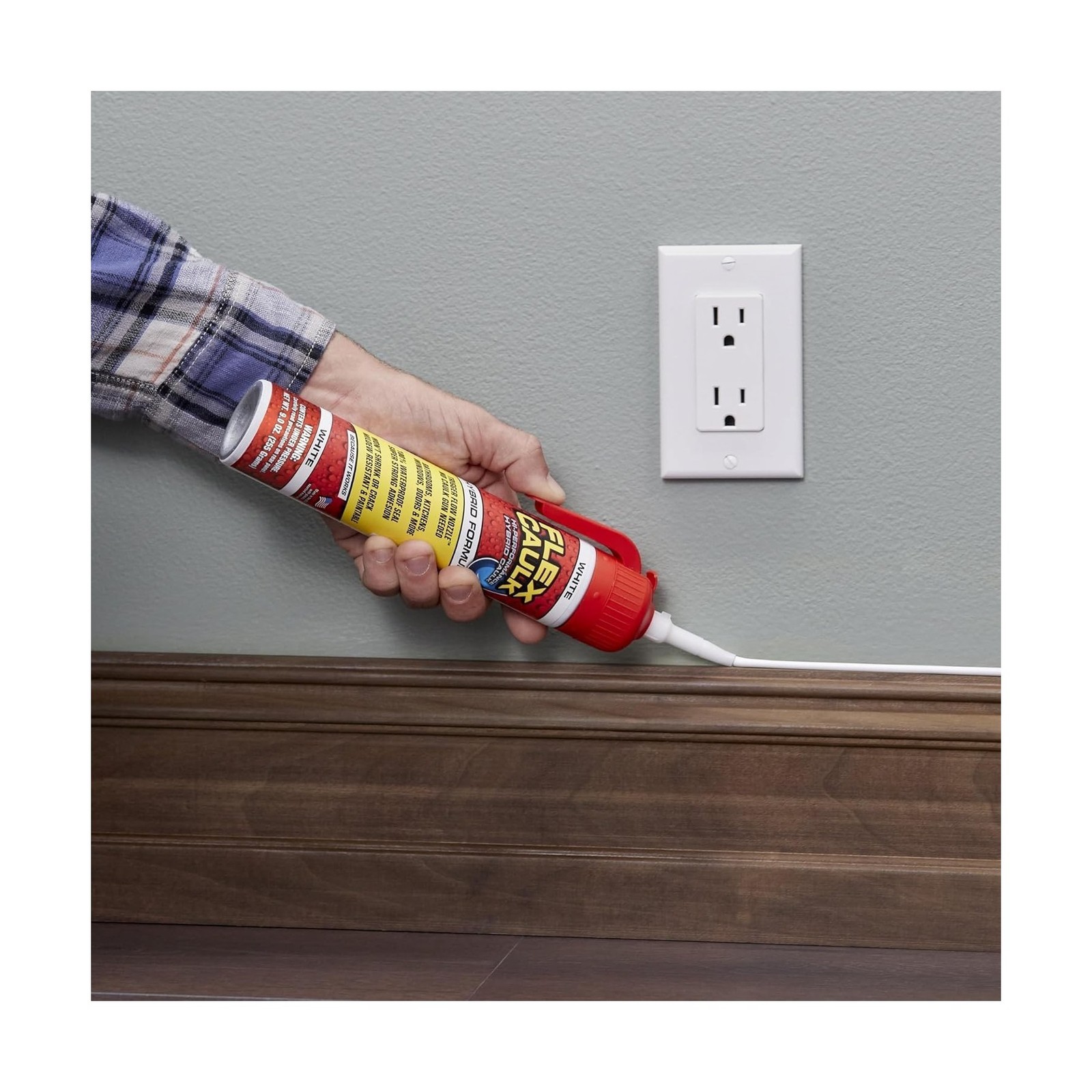 Flex Caulk, Waterproof & Weatherproof Hybrid Polymer Sealant, S… USA FAST SHIP