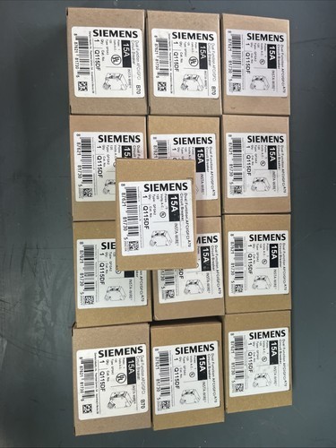 10 PCS SIEMENS Q115DF 15A DUAL FUNCTION AFCI/GFCI (WITH PIGTAIL WIRE) NEW NIB