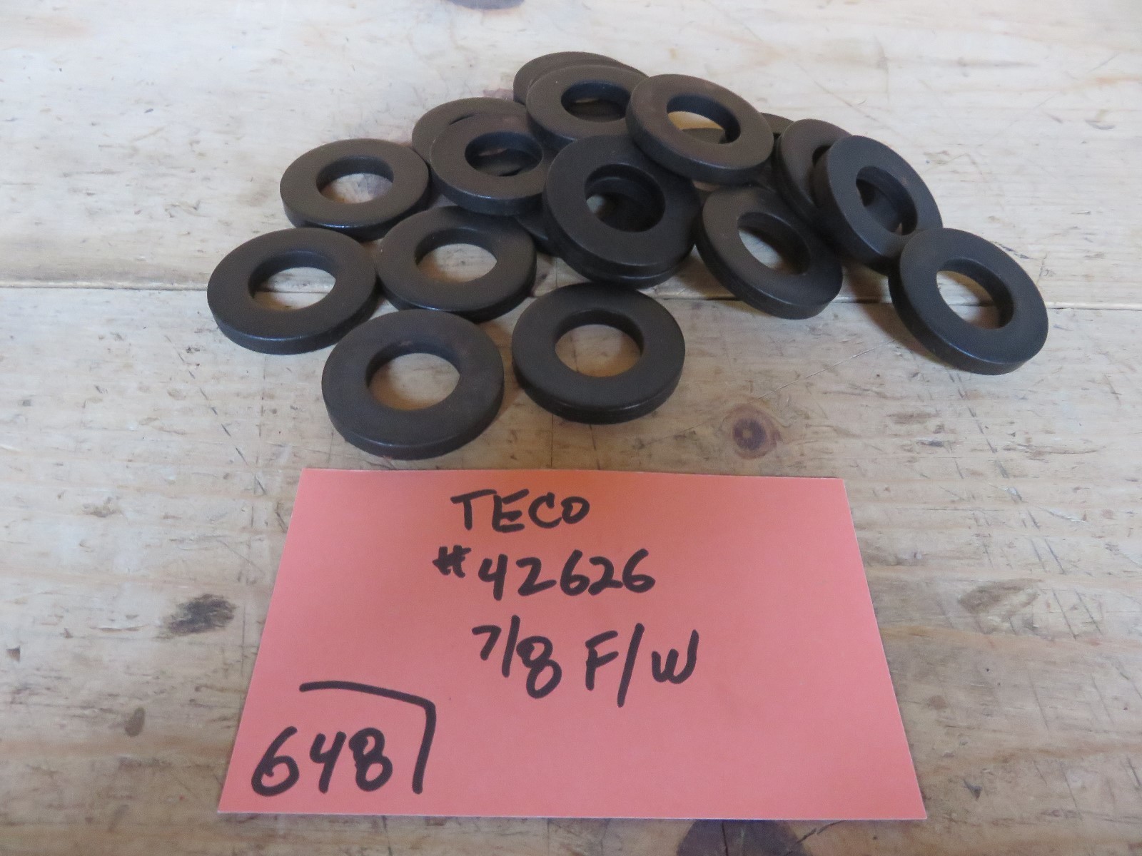 Teco 7/8 HD Hardened Flat Washers (20-pcs for30.00) (#648 -LCRS-3-3