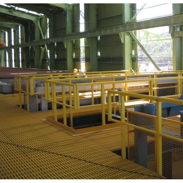 Fibergrate 350823.02 Fiberglass Pultruded Grating, 72 In Span, Grit-Top