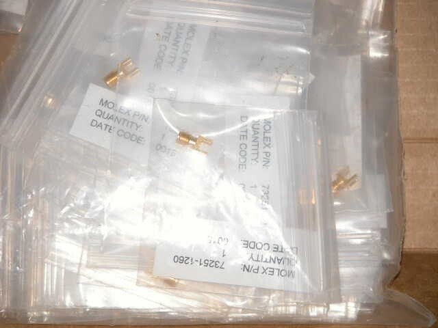 10 Molex SMA Gold Plated Surface Mount PCB Connectors 73251-1260 smt of 73391-00