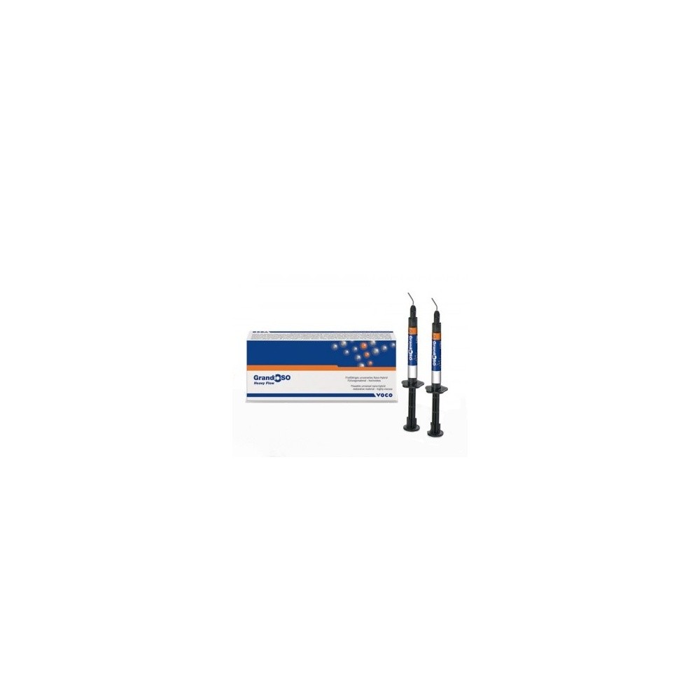 Voco 2686 GrandioSO Heavy Flow Flowable Composite Dental Syringe A3 2/Pk 2gm