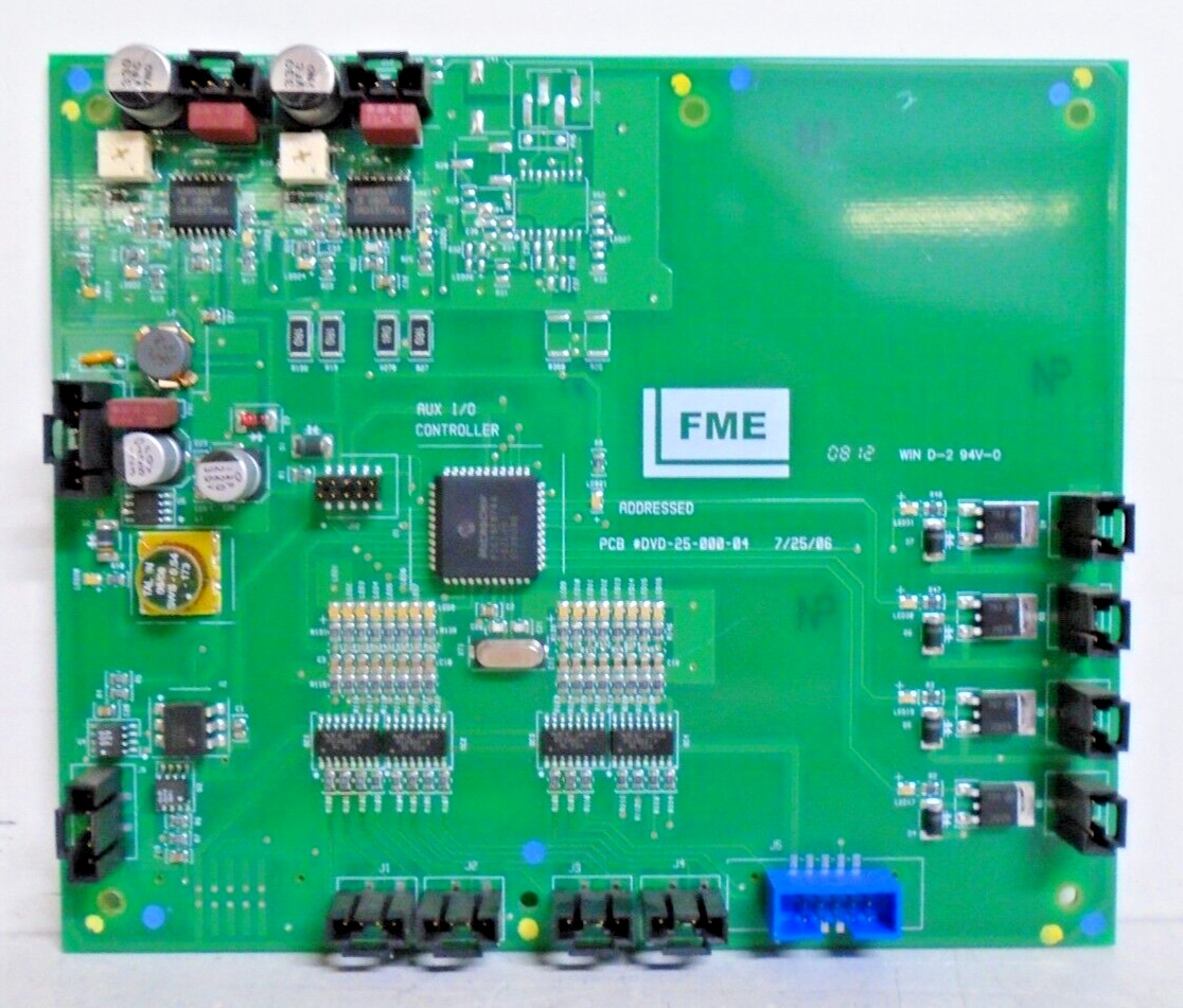 Used FME Auxiliary I/O Controller PCB Board | PCB #DVD-25-000-04