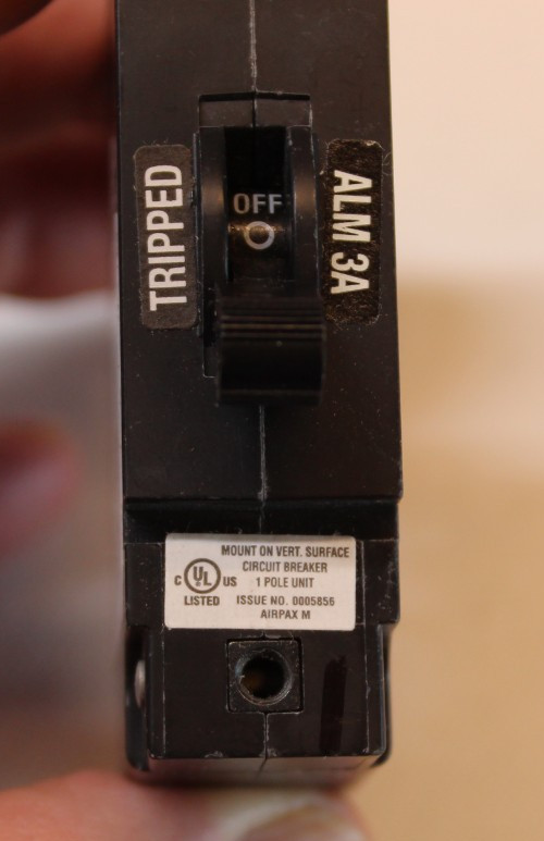 Airpax 3 Amp Circuit Breaker LMLB1-1RLS4-37029-3-V Bullet