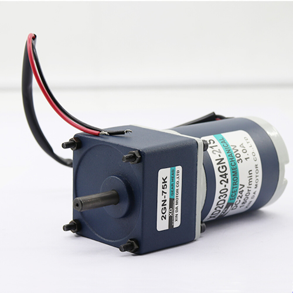 DC 12V/24V Micro Silent Metal Gear Motor 10RPM to 600RPM 2D30-24GN