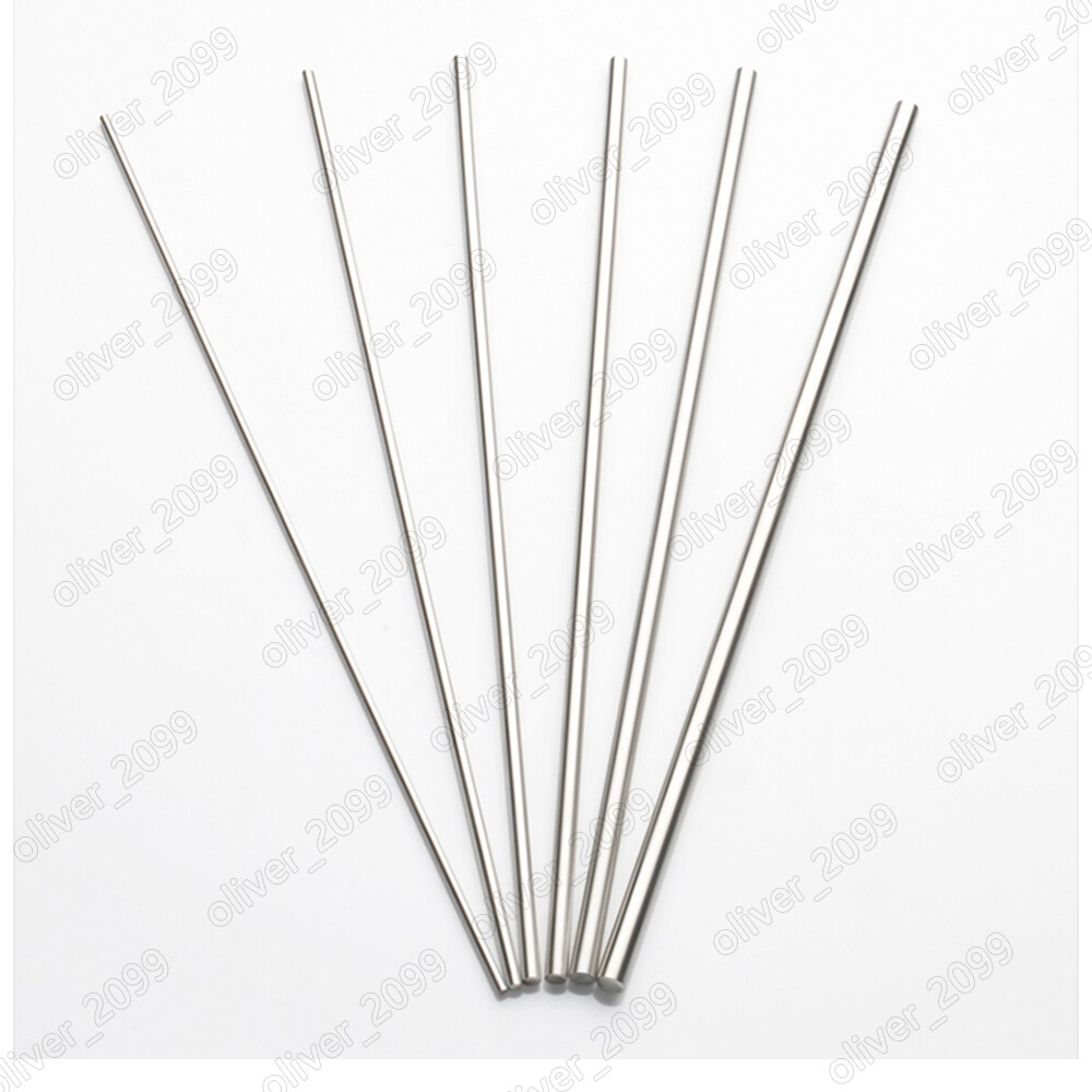 316 Stainless Steel Stick Round Bar Solid Rods Dia. 2mm-55mm Length 200mm/250mm