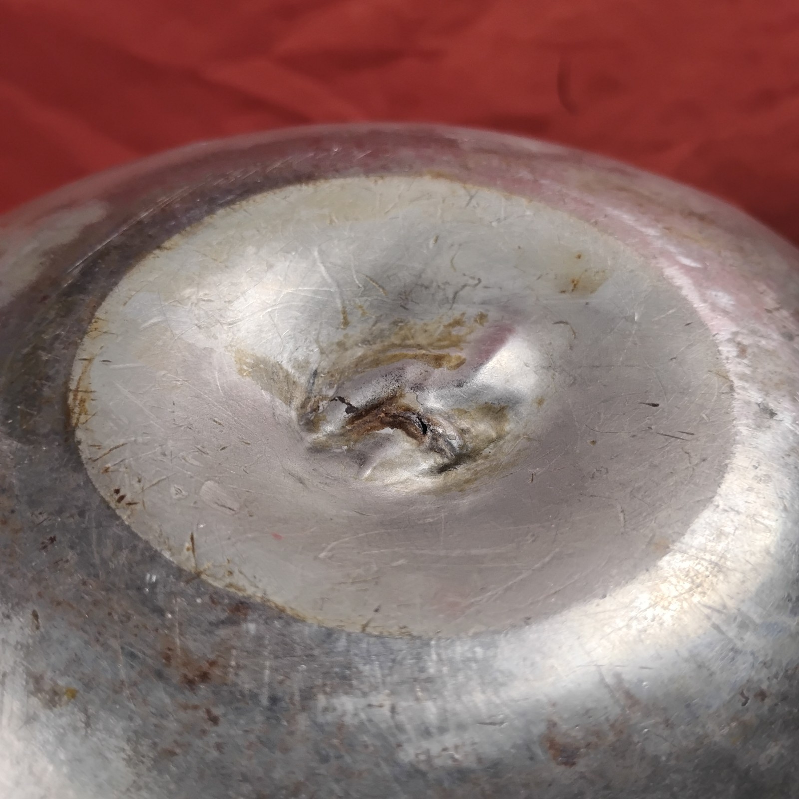 USED Hobart 12qt BOWL A-120-12 Steel Mixing Bowl (DAMAGED-for Parts NOT WORKING)