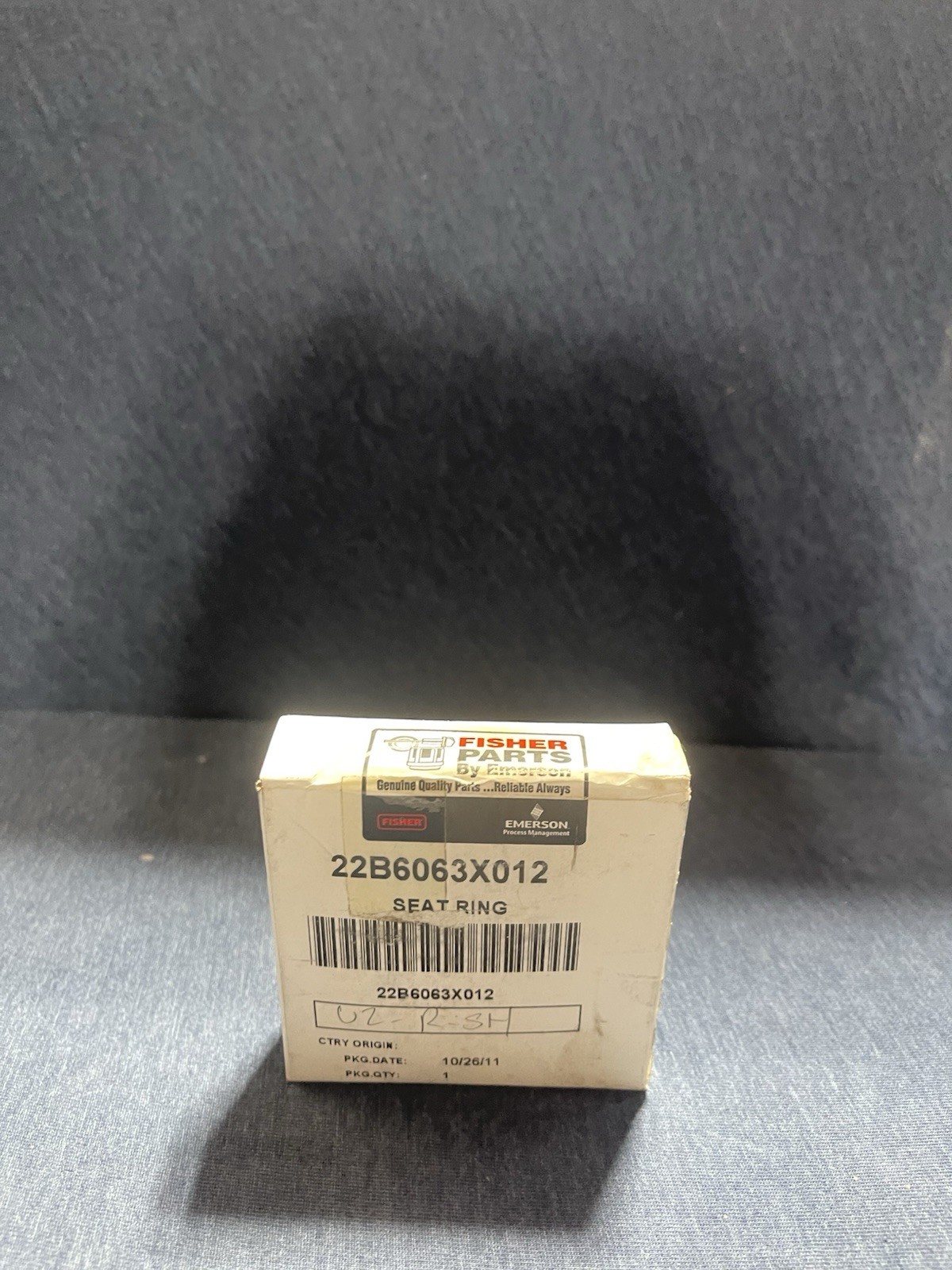 FISHER PARTS BY EMERSON SEAT RING 22B6063X012 (NEW OPEN BOX)