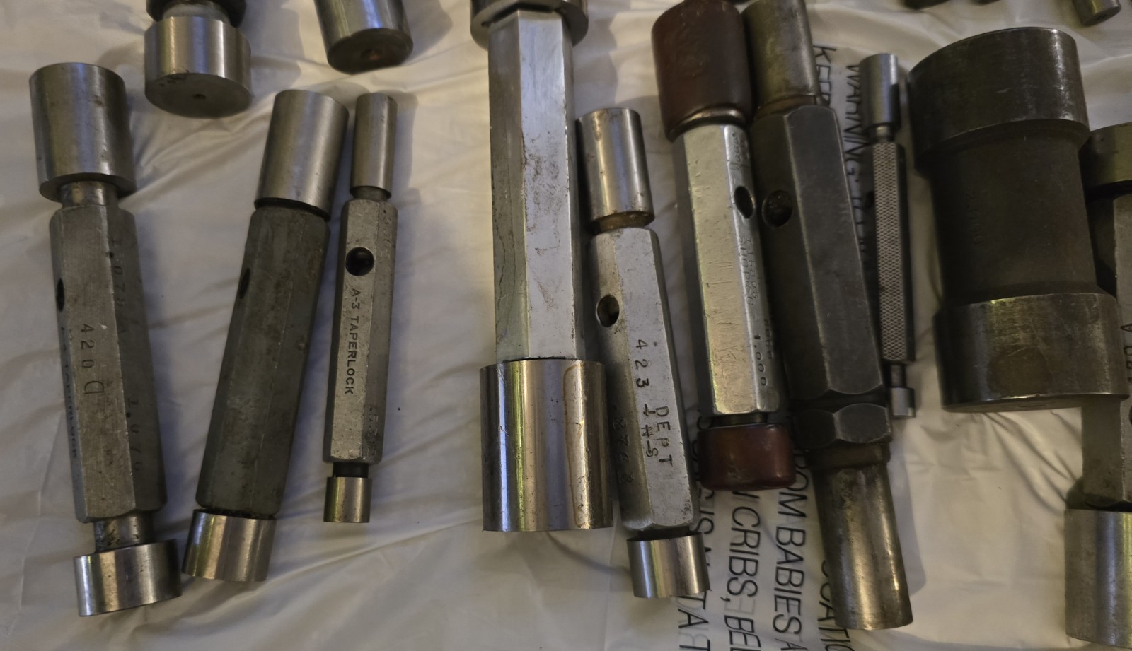 Lot of 27 CL Z PIN PLUG GAGE GO NO GO Mostly .5 to 1 inch FREE SHIP 260115