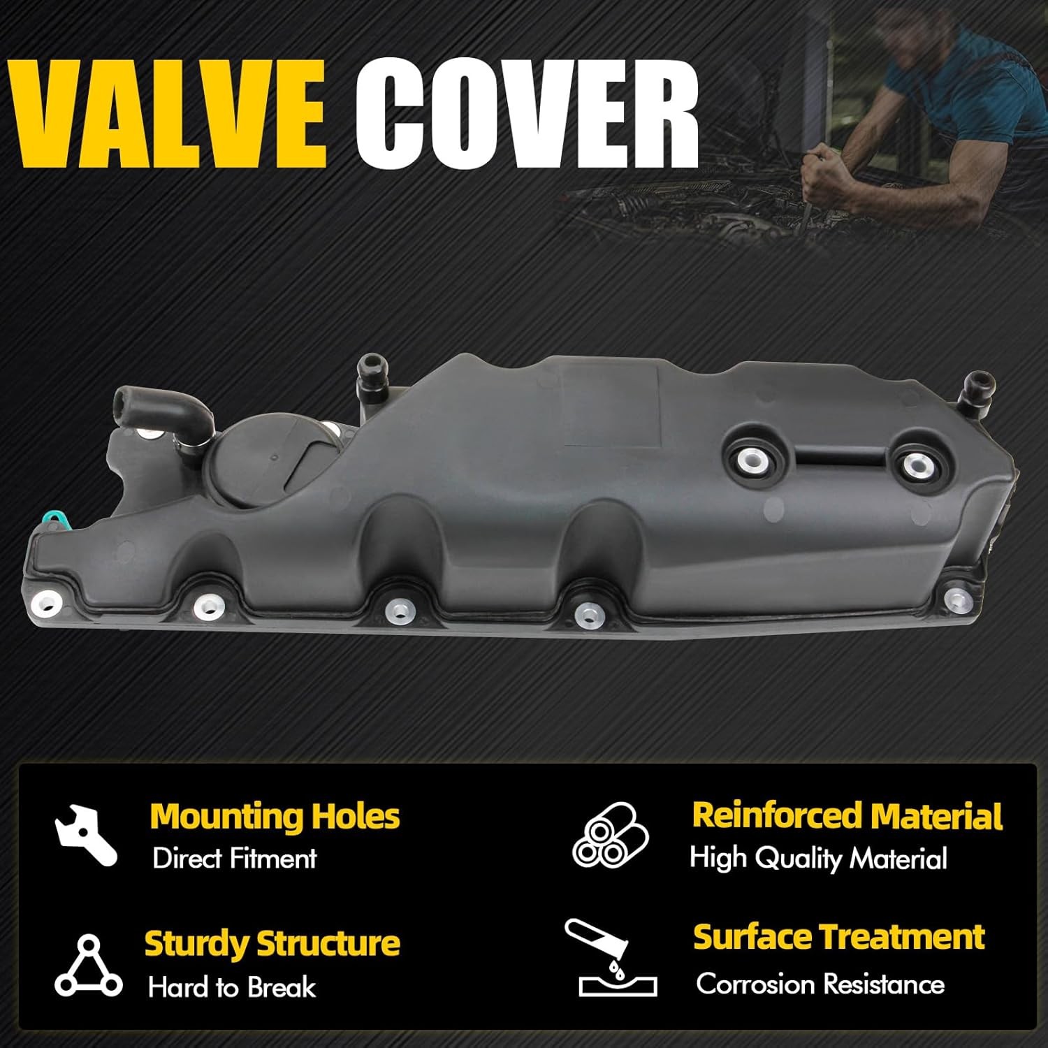 Volvo Valve Cover Gasket PCV 3.0L S60 S80 XC60 XC70 V60 OE 30757664 #R021