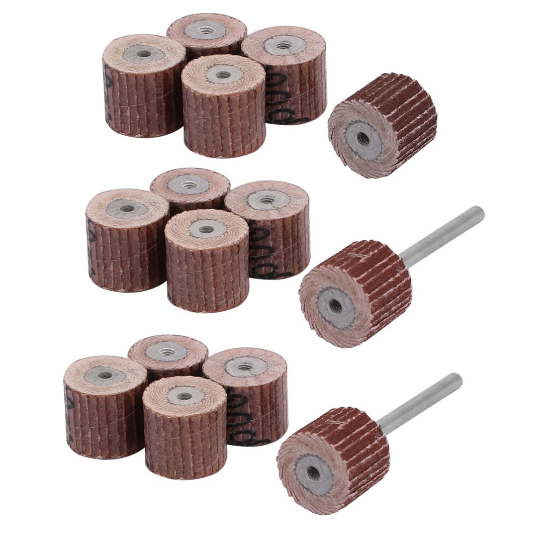 600 Grit 13mm Dia Sandpaper Flap Sanding Wheel Grinding Polishing Tool 15pack