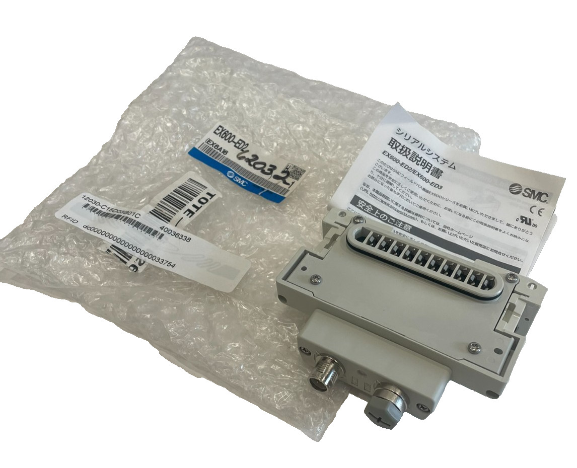 NEW SMC EX600-ED2 END PLATE 24VDC EX600ED2