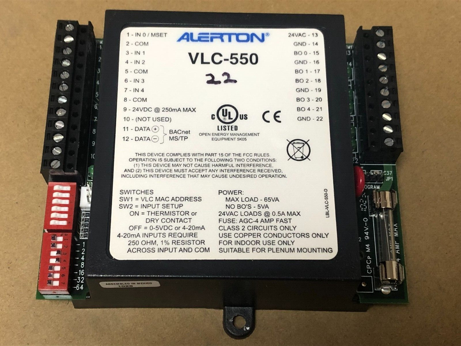 Alerton VLC-550 I/O Module