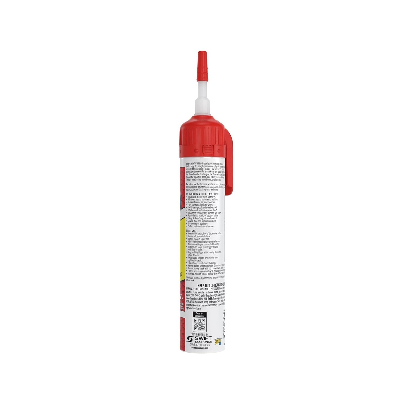 Flex Caulk, Waterproof & Weatherproof Hybrid Polymer Sealant, S… USA FAST SHIP