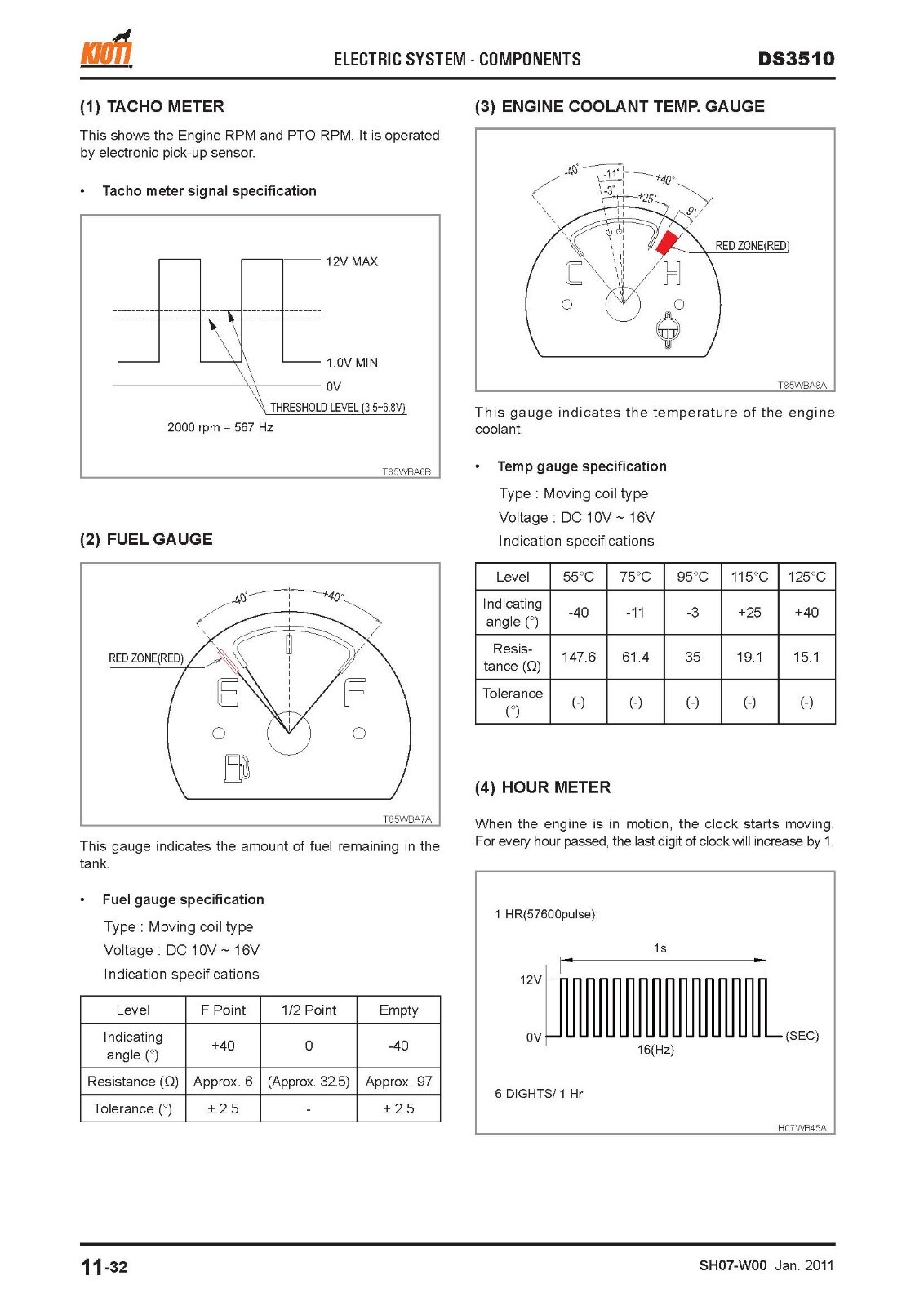 DS3510 Diesel Tractor Workshop Repair Manual Fits Kioti Daedong 3A165LWD