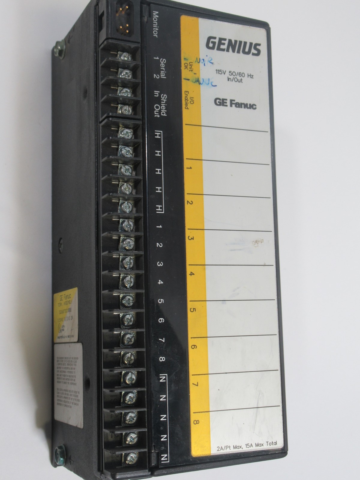 GE Fanuc IC660TSD100B/IC660EBD101E Module Terminal Assembly 115VAC USED