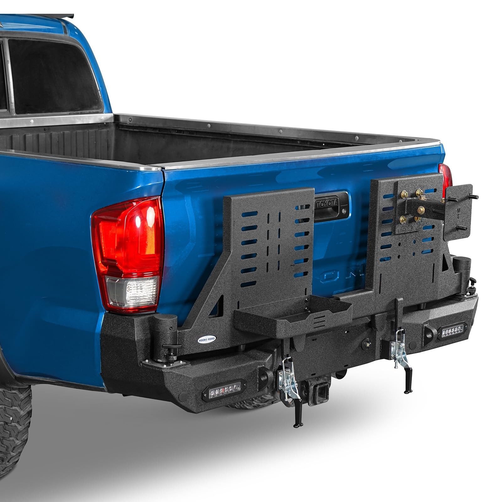 Tacoma Rear Bumper Spare Tire Rack Swing Arm Jerry Can Holder Offroad 2016-2023