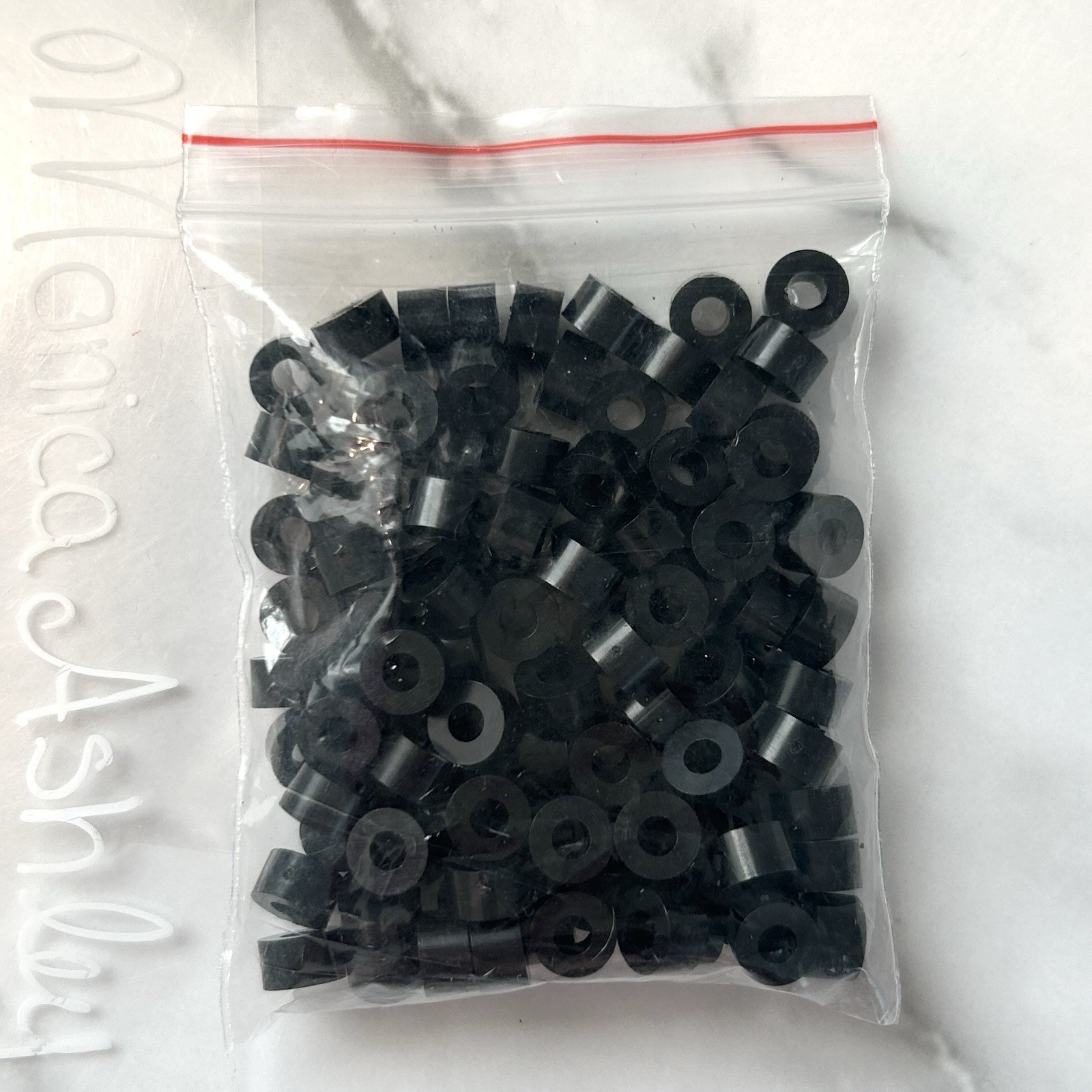 M3 x 4mm Nylon Spacers Standoffs Black Round Spacer 100pcs M3x4mm