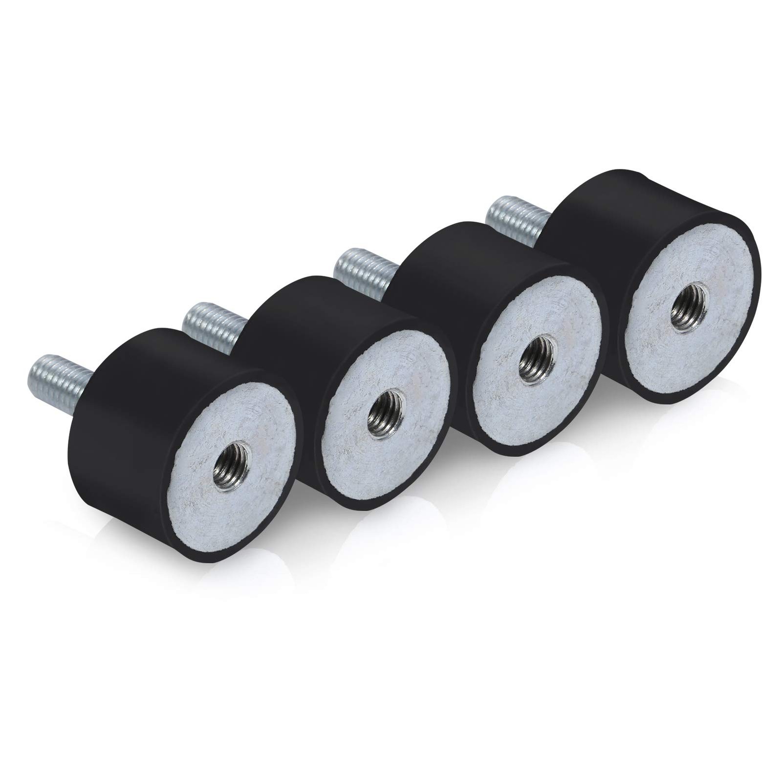 Rubber Shock Absorber Mounts Set of 4 Rubber Isolator Mounts with Studs M6 An…