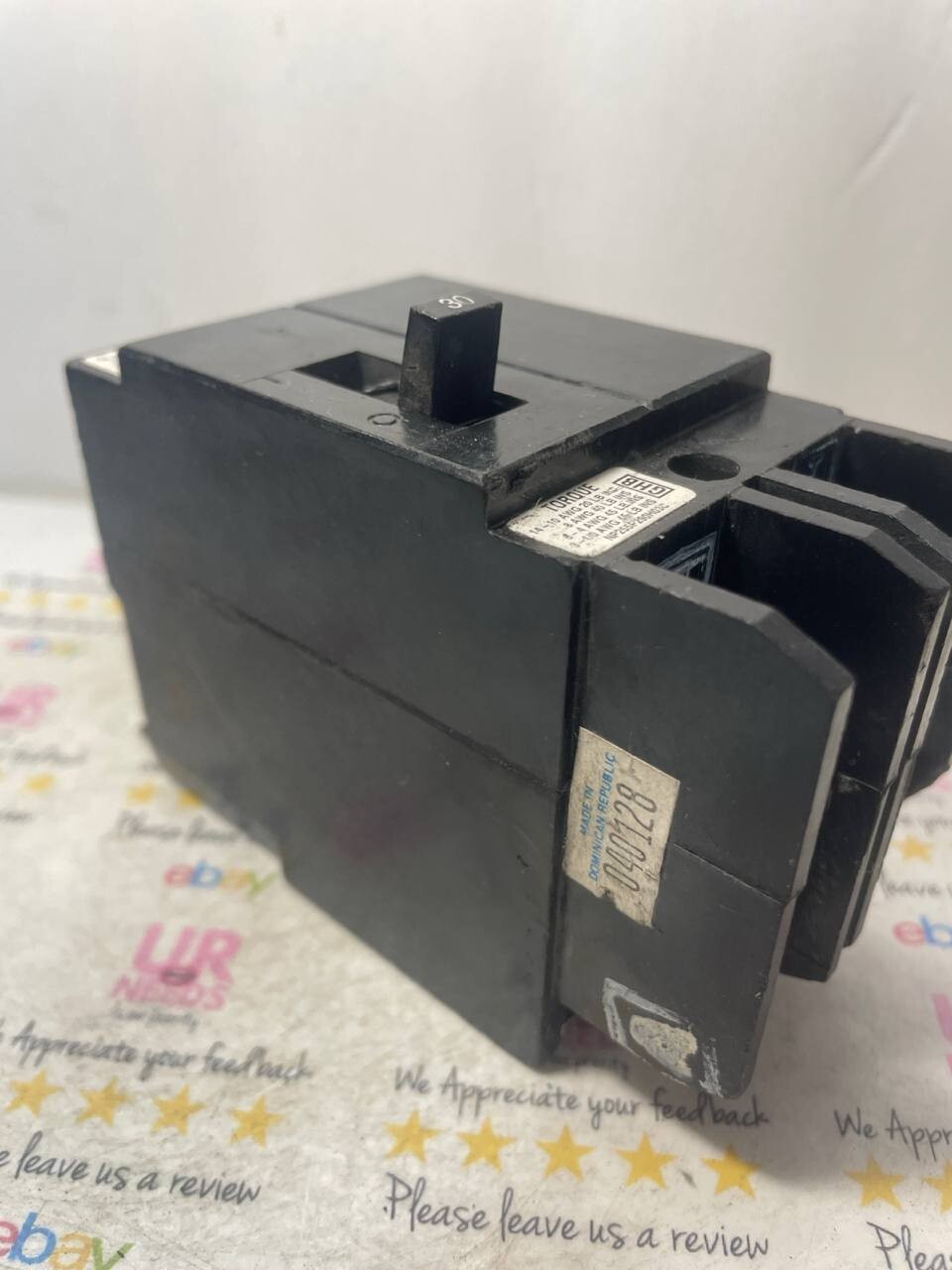 Cutler-Hammer GHB2030 Circuit Breaker 2P 30A 125/250VDC 480Y/277VAC