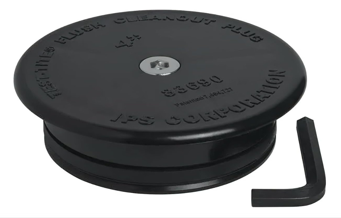 Test-Tite IPS Corporation Flush Mechanical Cleanout Repair Plug 4″ (No. 83690)