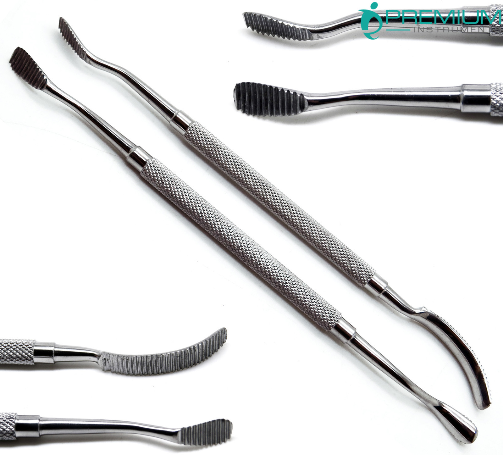 2 Pcs Dental Bone File # 12 and # 45 Double Ended Surgical Premium Instruments