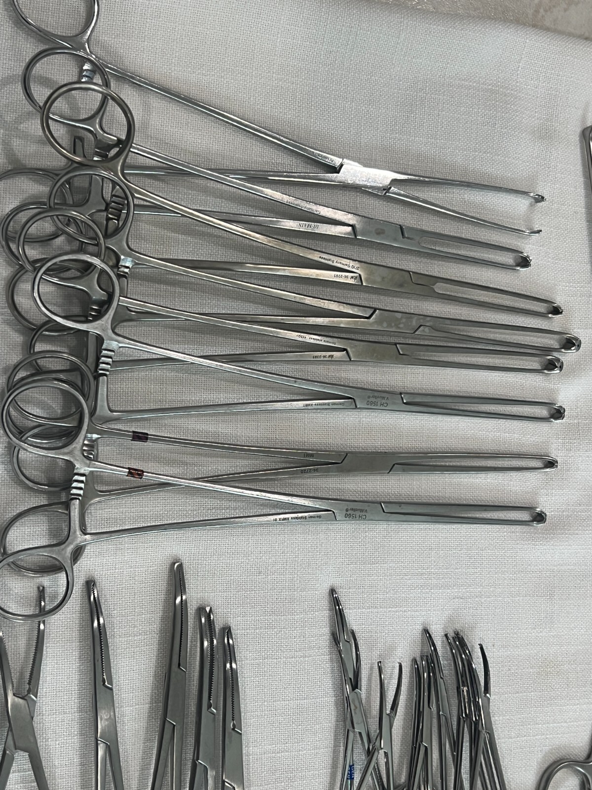 Assorted Lot of 108 Various Brand & Size Of OR Medical Surgical Instruments, S.S