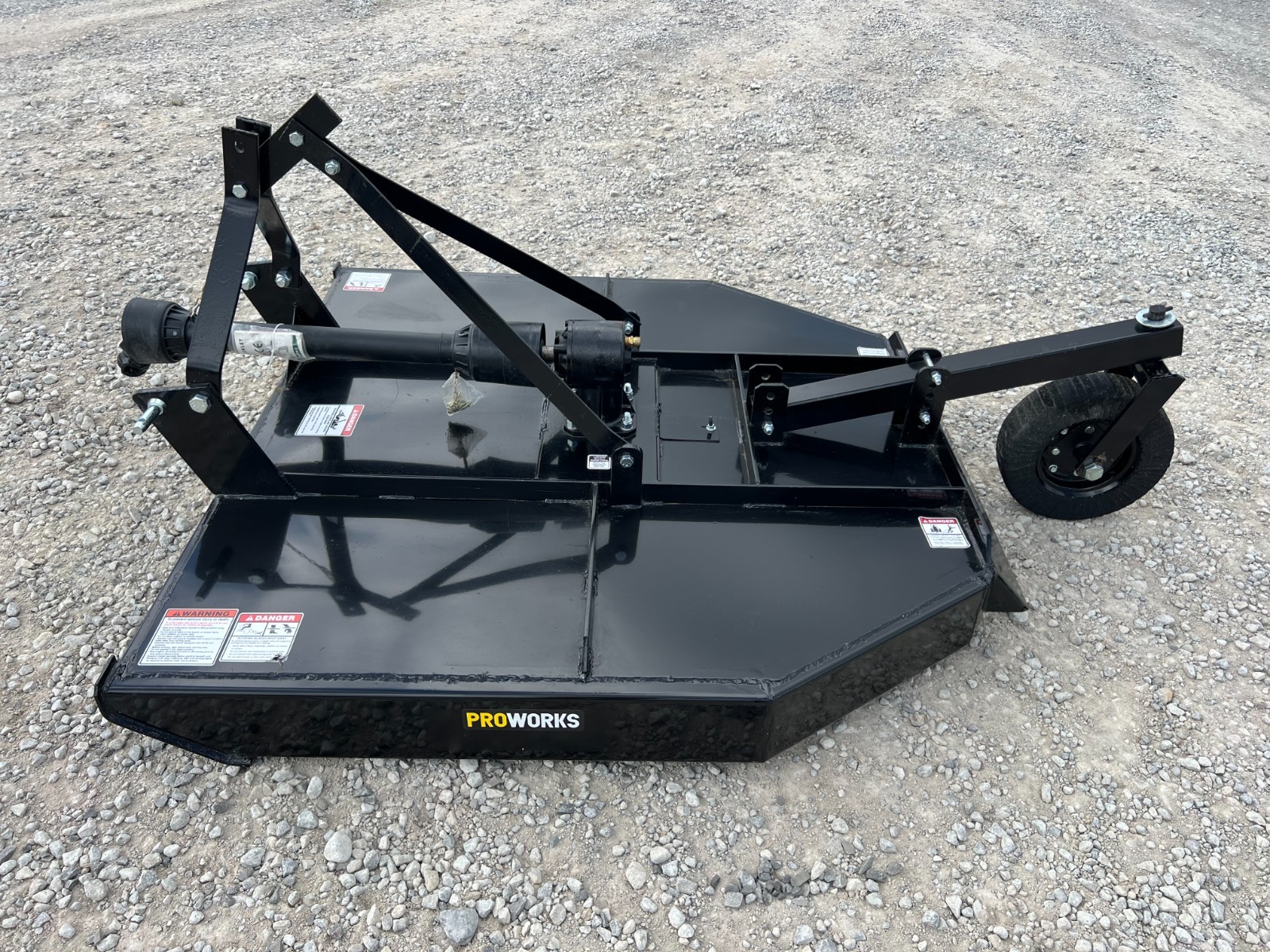PROWORKS 60″ 5 ft Rotary Cutter Bush Hog Cat 1 Hitch Tractor Mower 40 HP USA