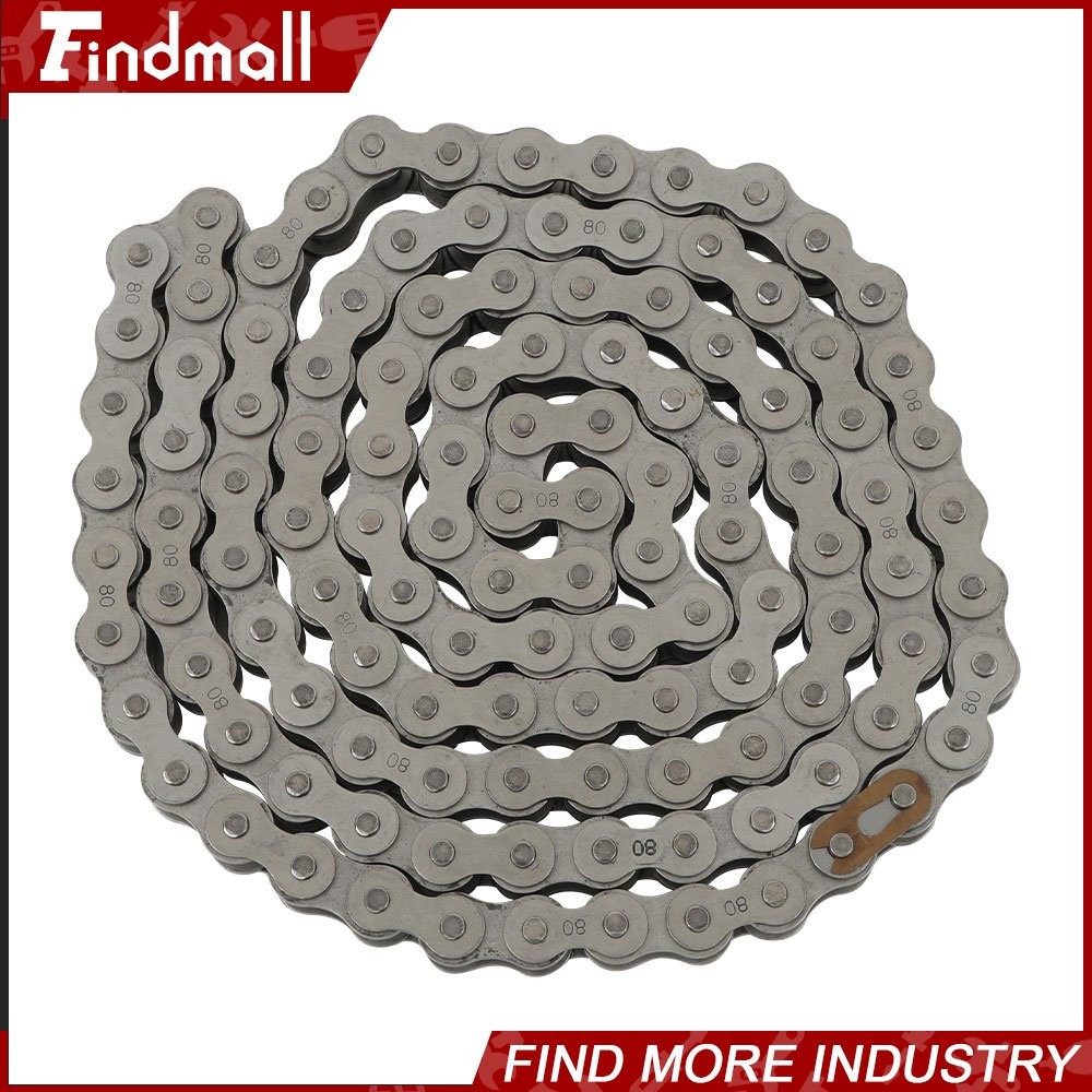 Findmall #80 Roller Chain x 10 feet + Free Connecting Links 1 connector