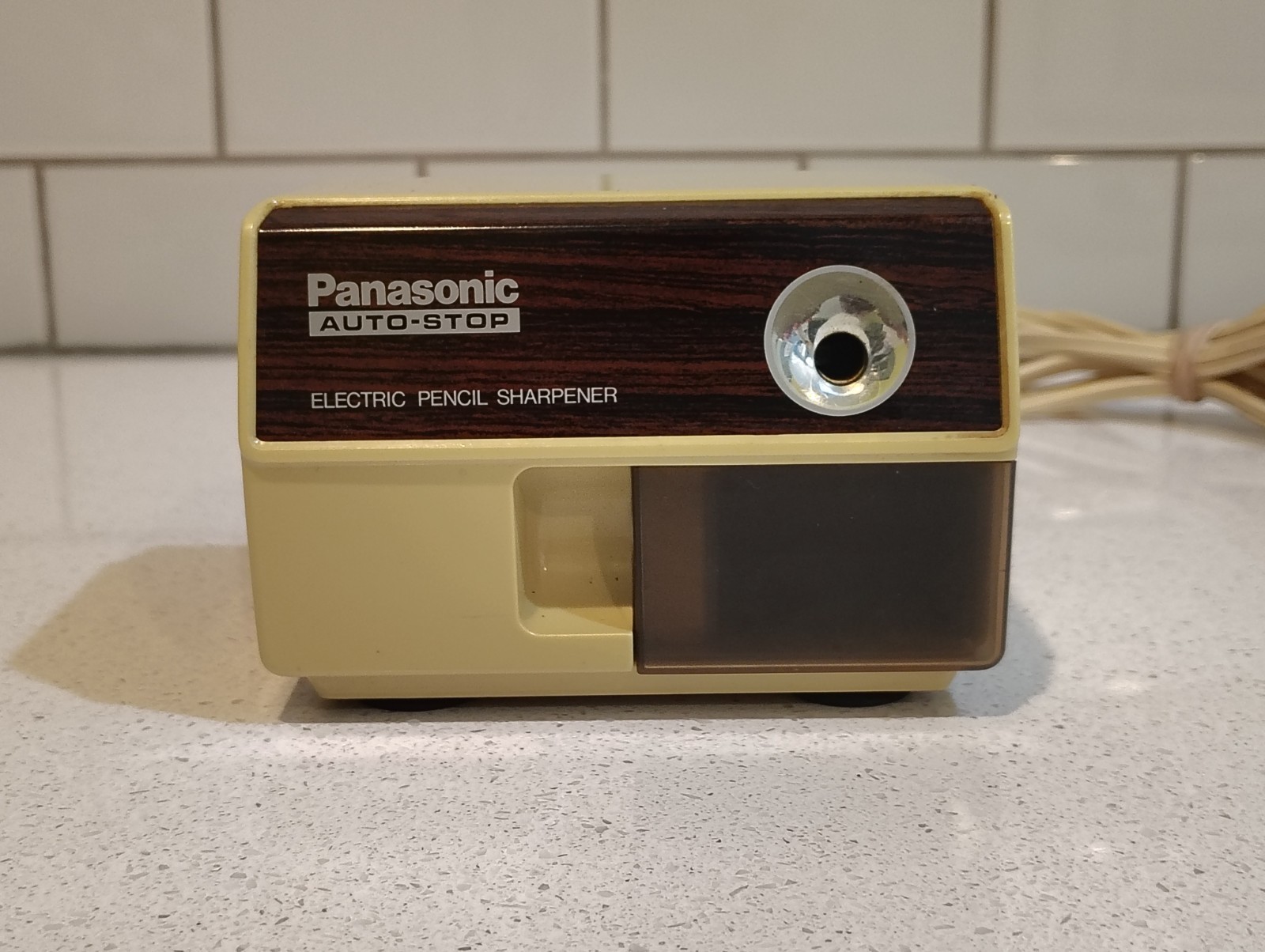 Vintage Panasonic KP-110 Auto-Stop Electric Pencil Sharpener Made in Japan Works