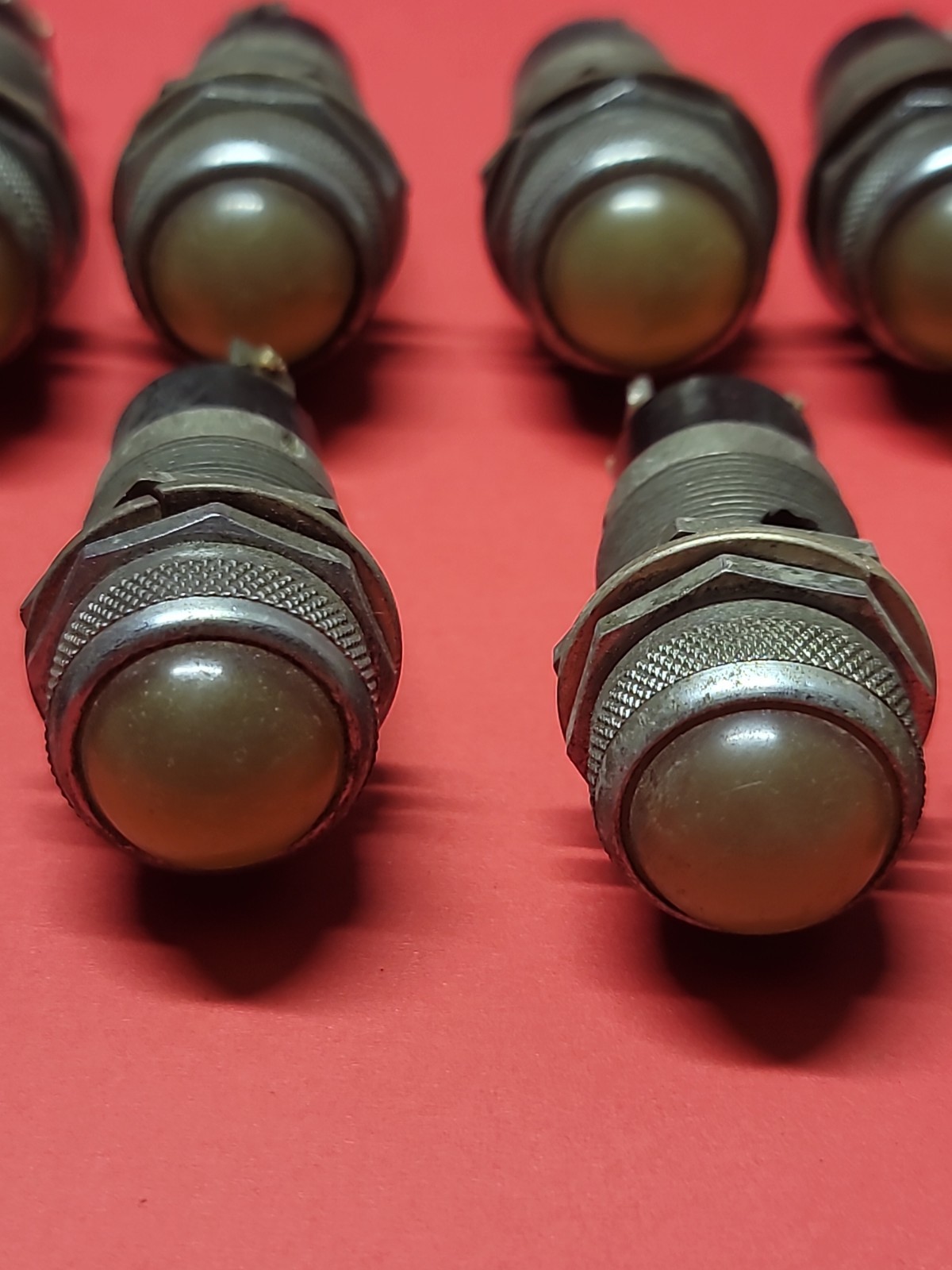 Lot of 10 Vintage Dialco Dialight 75W 125V Panel Indicator Light Socket Untested