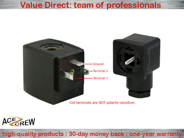 1/2 inch 110V-120V AC Brass Electric Solenoid Valve NPT Gas Water Air N/C