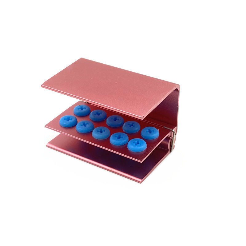 10/16/24 Hole Dental Burs Block Holder Disinfection Case For High Low Speed Burs