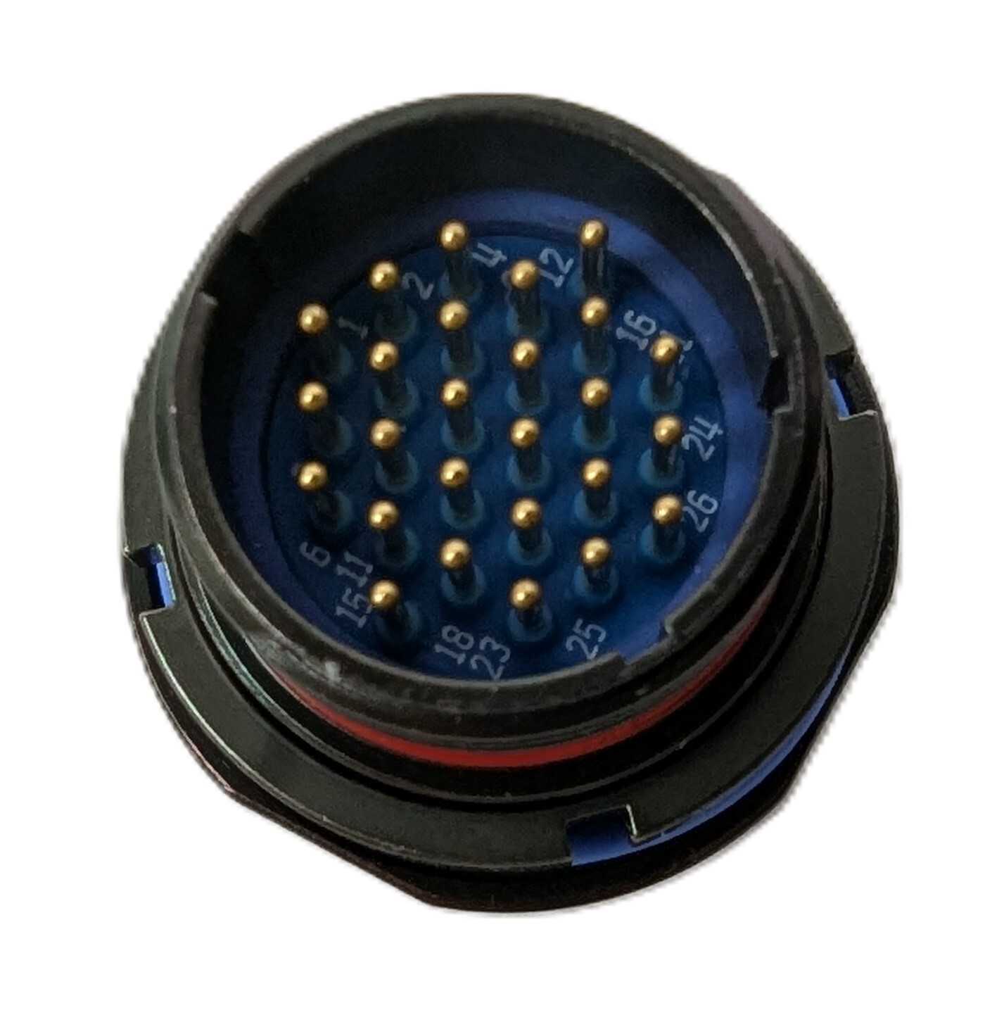 Glenair 801-011-07ZN10-26PA-518 Circular Connector 26Pin MIL Spec Receptacle NEW