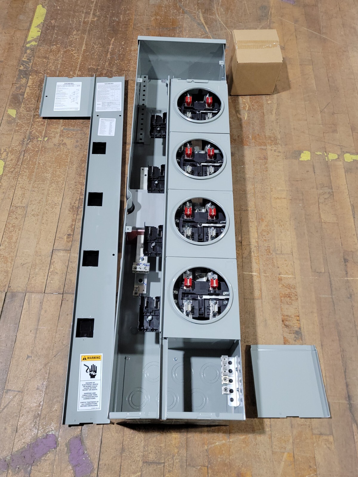 Siemens WMM41125 Power Mod Modular Metering System Meter Stack 125 A 240 VAC