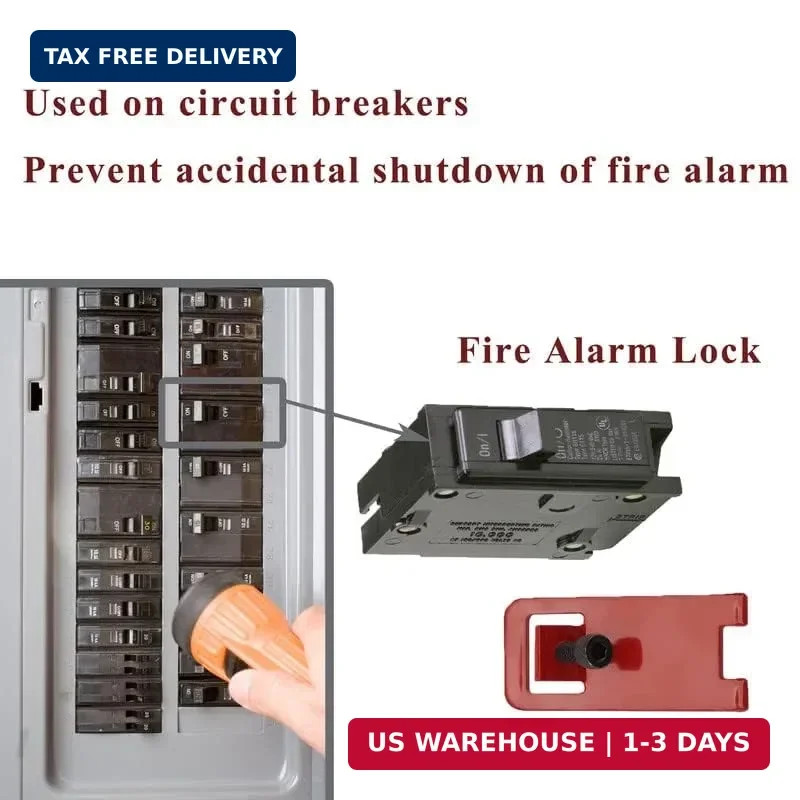 25 Sets Fire Alarm Locks, E-Series Fire Lockout Kit, Lockout | Metal material, R