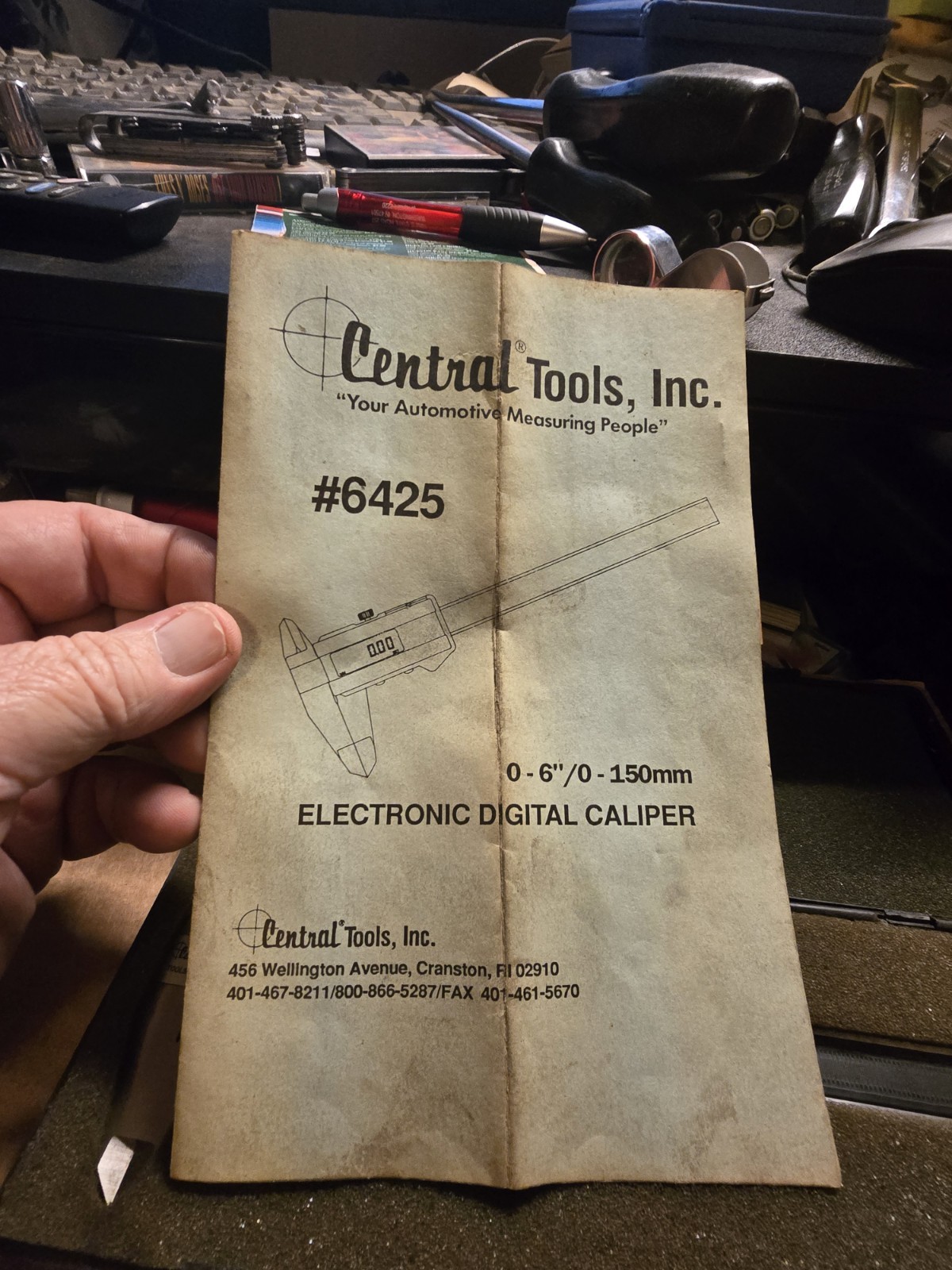 Central Tools Inc 0-6″Caliper Digital Electronic #6425 Not Working Needs…