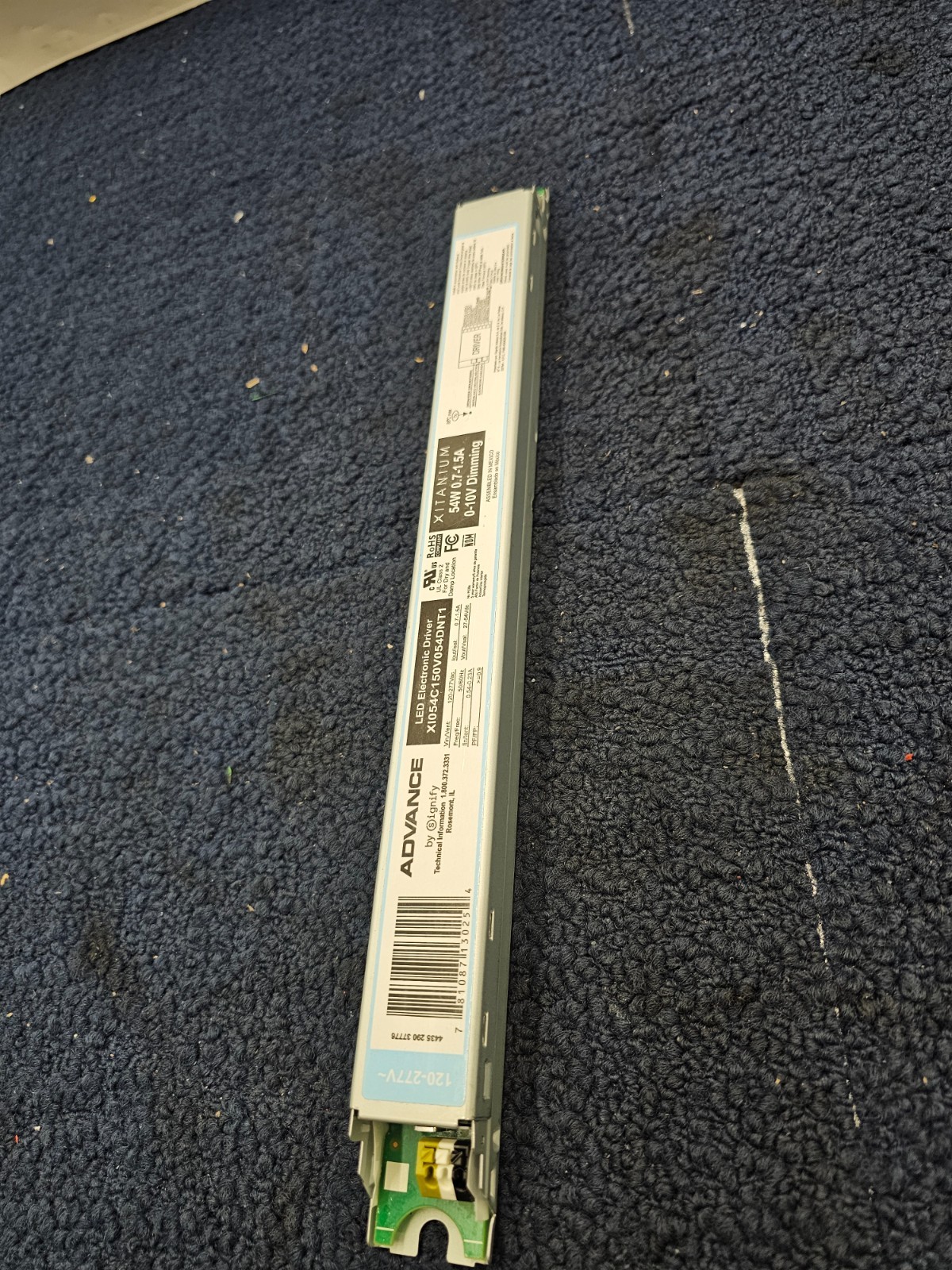 ADVANCE XI054C150V054DNT1 LED Electronic Driver 120-277V 54W 0-10V Dimming