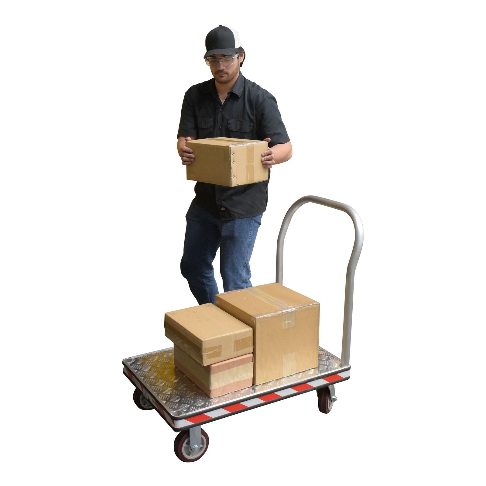 Vestil, Platform Truck 24×36, Capacity 3,600 lb, Platform Width 24 in, Model#