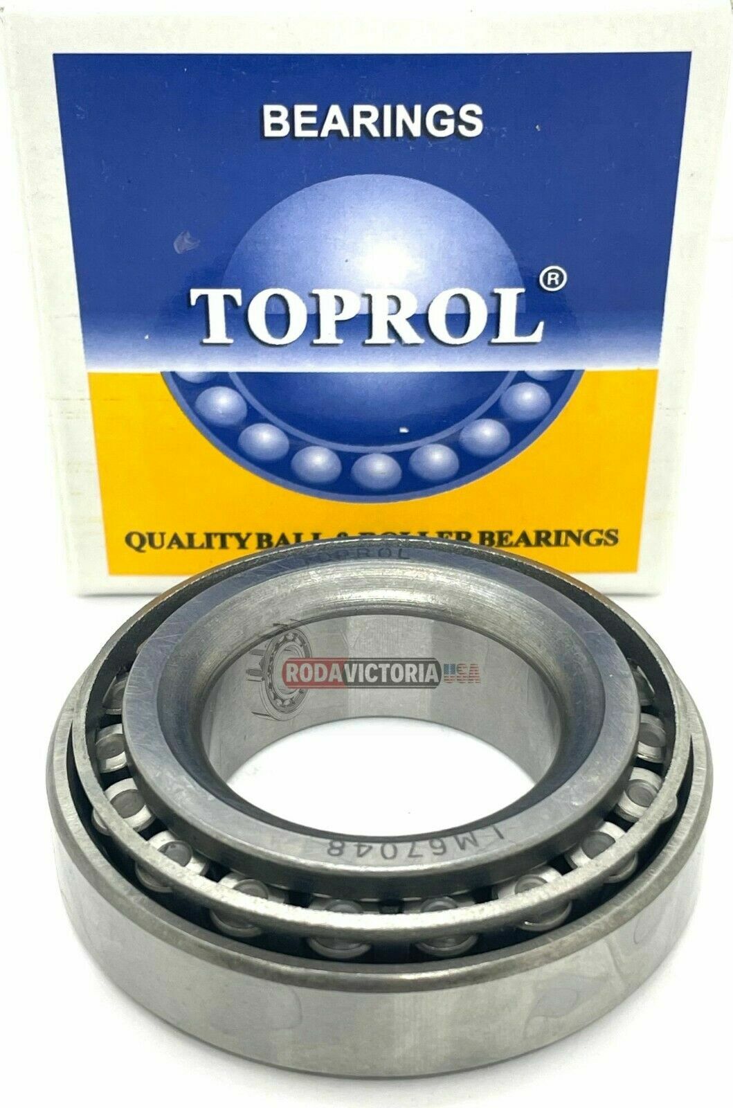 TOPROL LM67048/LM67010 TAPERED ROLLER BEARING 1.25″x2.32″