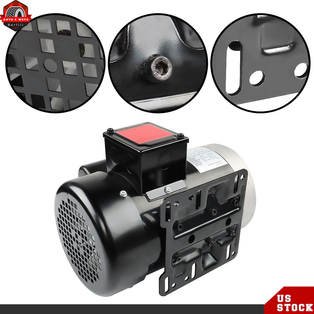 2 HP General Purpose Electric Motor ?C 3450 RPM, 115/230V, TEFC Enclosure