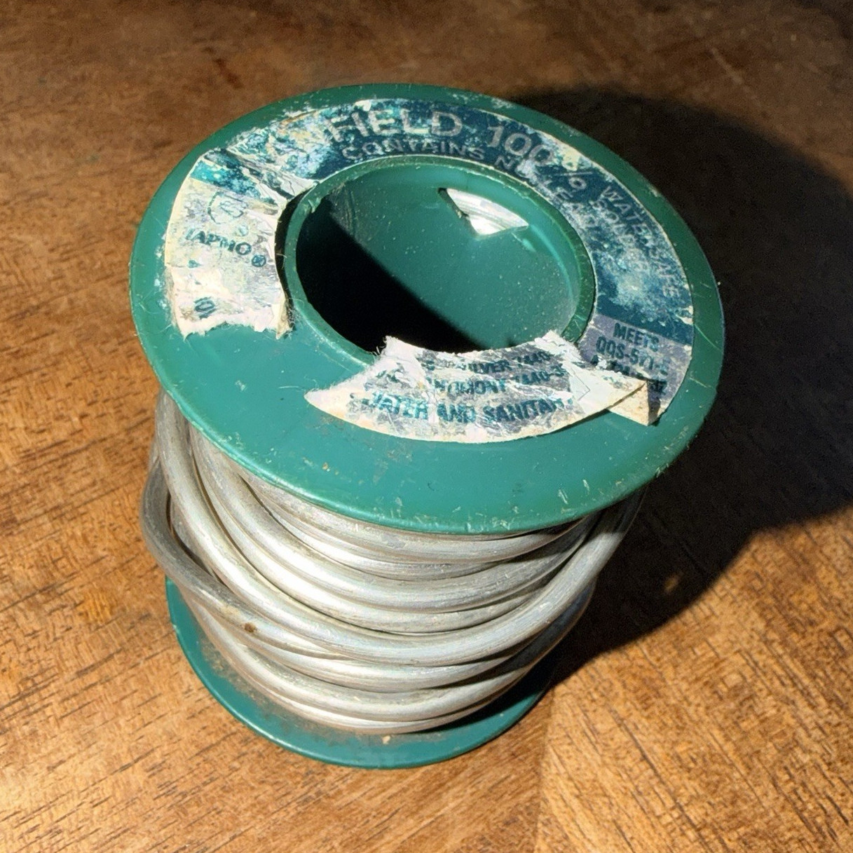Canfield 100% Watersafe Lead Free Solder Wire Spool – Partially Used 11.3 oz