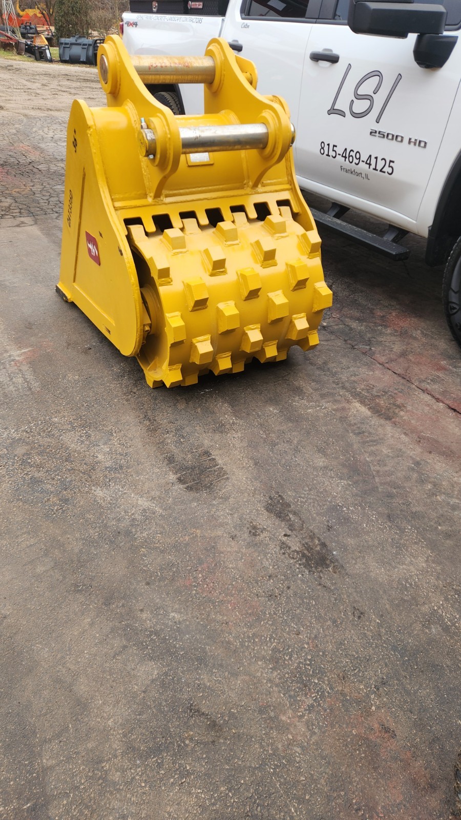36″ Cat 330 336 trench roller Bucket compactor wheel Excavator 90mm 100mm .50 YD