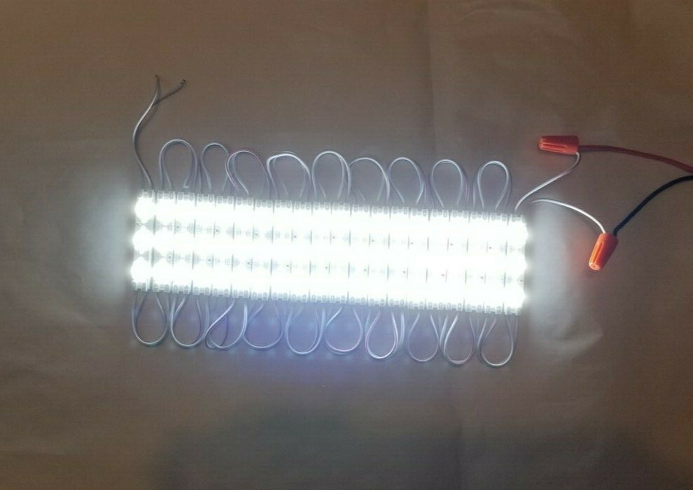 US 100 pcs SMD 2835 Waterproof LED Module for Internal Illumination of Signs