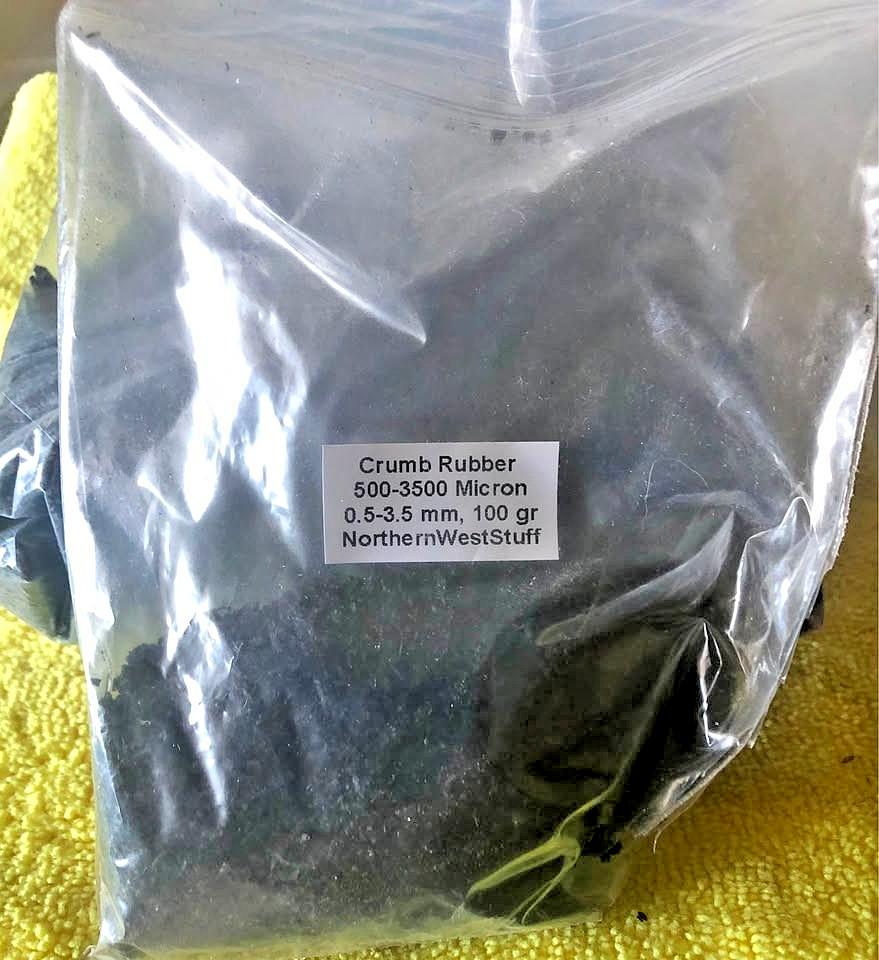 5 Pounds Crumb Rubber – Tire Regrind/Recycled Anti-Slip Surface Coating