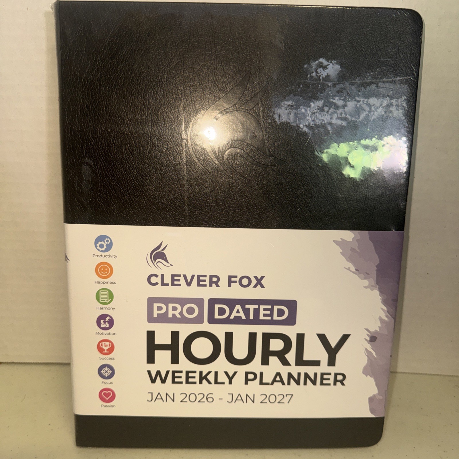Clever Fox Planner Premium Edition Weekly Planner-Black